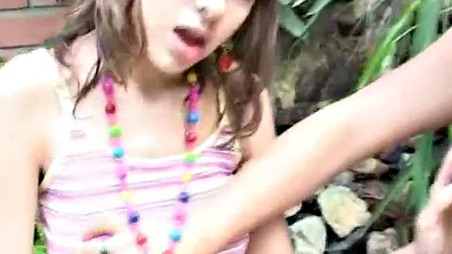 Gorgeous lesbian teen Selina is licked