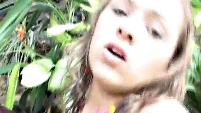 Gorgeous lesbian teen Selina is licked