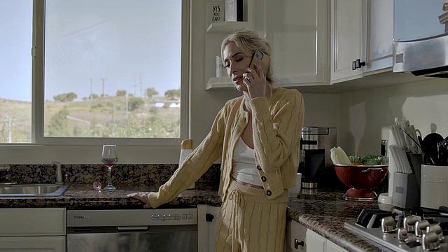 Stunning blonde banged by boss