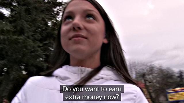 Sexy Student On Trip Ends Up Riding Stranger's Cock