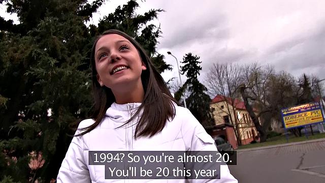 Sexy Student On Trip Ends Up Riding Stranger's Cock