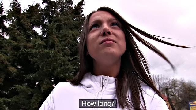 Sexy Student On Trip Ends Up Riding Stranger's Cock