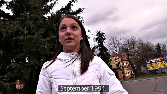 Sexy Student On Trip Ends Up Riding Stranger's Cock