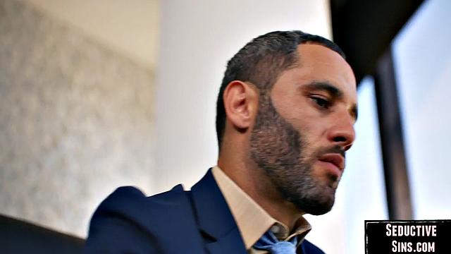 Beauty babe rides her lover