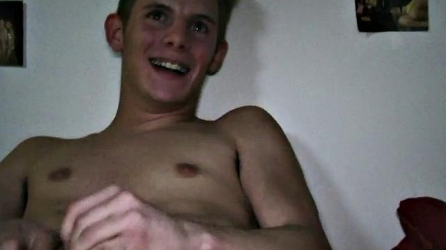 Hazed amateur college guy fucked for frat in voyeur dormitory