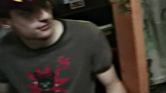 Hazed amateur college guy fucked for frat in voyeur dormitory