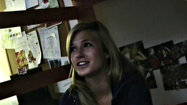 Hazed amateur college guy fucked for frat in voyeur dormitory