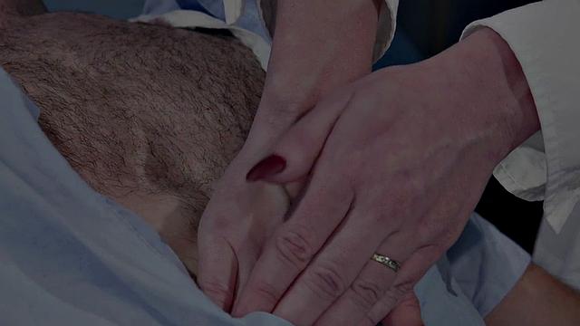 Busty nurse tramples and queens