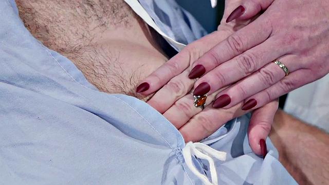 Busty nurse tramples and queens