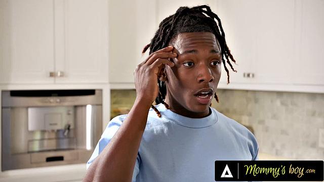 MOMMY'S BOY - Stepmom Danielle Renae Fucks Stepson In Interracial Breeding
