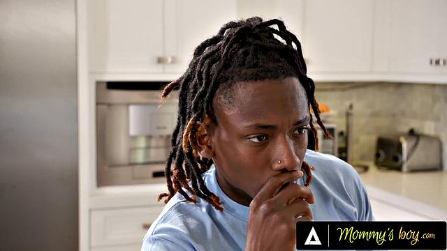 MOMMY'S BOY - Stepmom Danielle Renae Fucks Stepson In Interracial Breeding