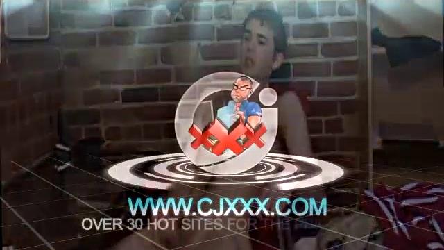 Super horny James O'Neil needs to squeeze one out so he releases his cock and starts working up a boner. Naked and rock hard, he fingers his hole, while stroking with determination. The butt play definitely helps James coax out a huge nut.