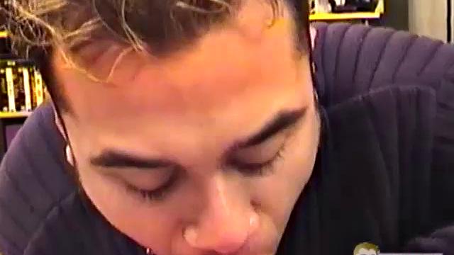 Auntie Bob meets 24 year old Mario on the Internet and it wasn't long before this Latin hottie was on his knees giving him head. Auntie Bob shot the first half of this scene looking down at Mario, as he's sucking him off.