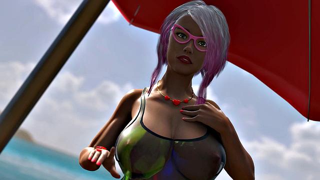 Futa3dX - Outdoor Futa Scenes - Hot Big Dicked Futa Babes Fucking Outside