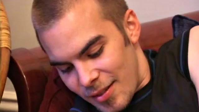 Jasper begins his solo jack off scene teasing us about doing something he never thought he would do. He jerks off for a while before he does that special thing. But when he does it, wow does this boy cum.