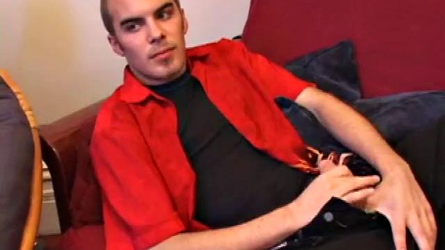 Jasper begins his solo jack off scene teasing us about doing something he never thought he would do. He jerks off for a while before he does that special thing. But when he does it, wow does this boy cum.