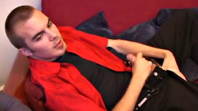 Jasper begins his solo jack off scene teasing us about doing something he never thought he would do. He jerks off for a while before he does that special thing. But when he does it, wow does this boy cum.