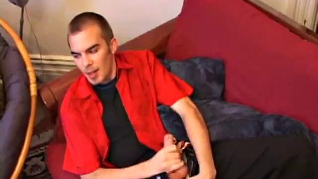 Jasper begins his solo jack off scene teasing us about doing something he never thought he would do. He jerks off for a while before he does that special thing. But when he does it, wow does this boy cum.