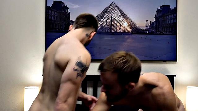 FTM pussystud fucked in cunt after being licked in 69