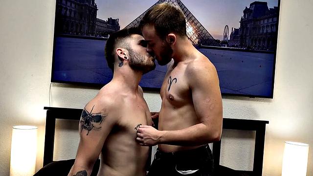 FTM pussystud fucked in cunt after being licked in 69