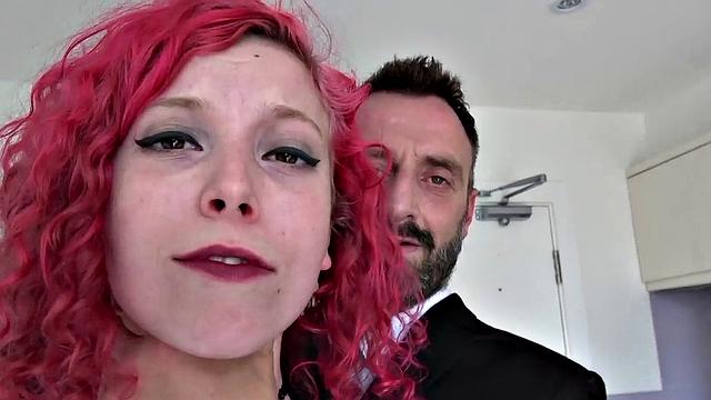 SCute redhead teen gets fucked roughly