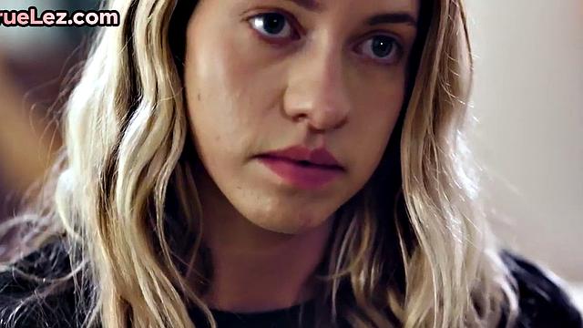 True lesbian 21yo passionate pussyeating at sleepover