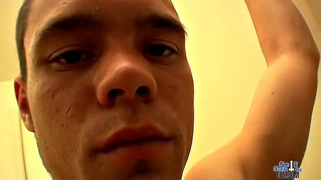 Skater Covered In Warm Jizz
