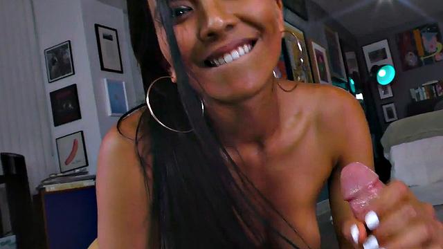 POV 21yo bae enjoys fucking on BWC b4 sucking white dick