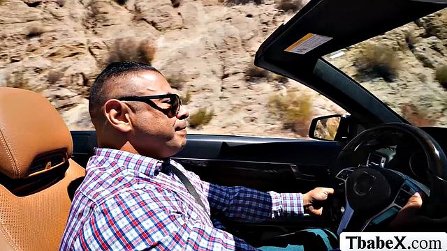 Stopping in the middle for this hot TS