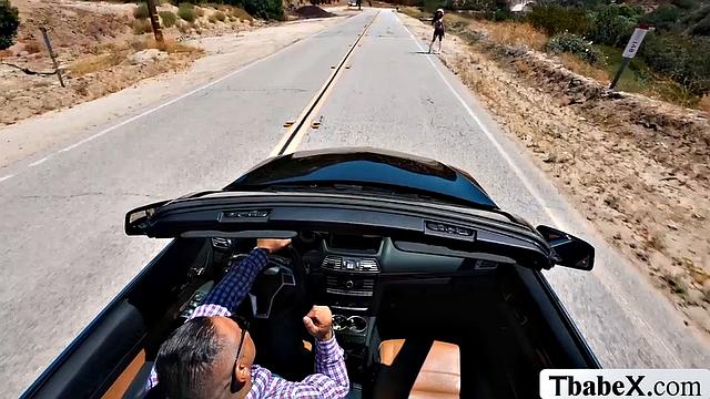 Stopping in the middle for this hot TS