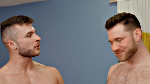 Gay wild dude enjoys missionary anal fucking