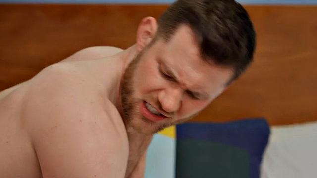 Gay wild dude enjoys missionary anal fucking