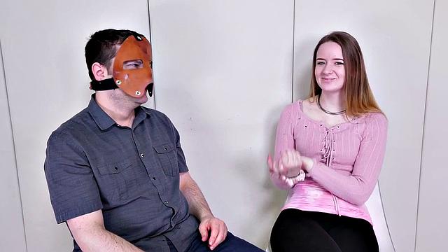 Ass fingering for dirty little teen sub