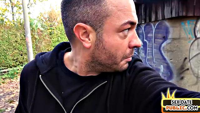 Public big ass and big boobs MILF fucked outdoors by sex date