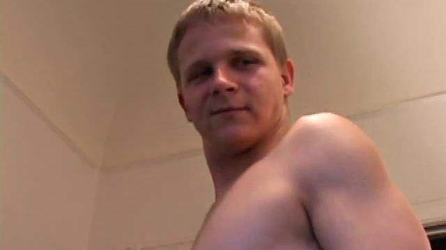 Lucas joins Gunner watching a porn video. After they stroke their boners, Gunner and Lucas exchange blowjobs. Then Gunner turns Lucas over and fucks his tight ass until Lucas blows a load onto his stomach.