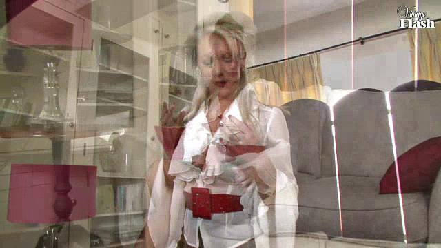 Ashleigh Embers - In frilly blouse!