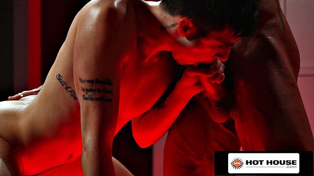 HotHouse - Red Hot Tattooed Hunk Shoves His Cock Into Sweaty Jock's Tight Ass