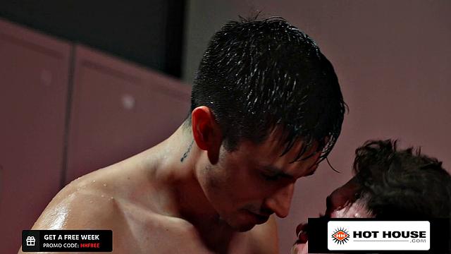 HotHouse - Red Hot Tattooed Hunk Shoves His Cock Into Sweaty Jock's Tight Ass