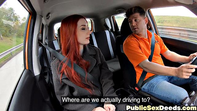 Redhead pussyfucked by her teacher