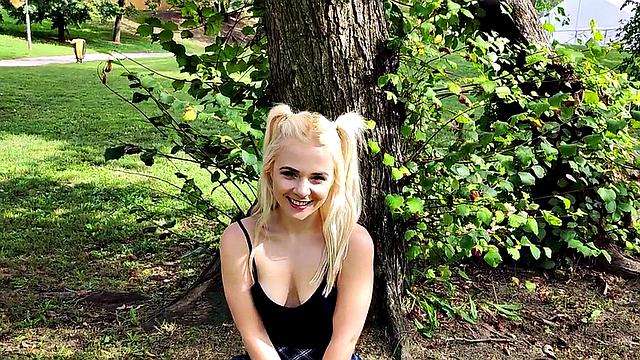 Stunning babe riding cock after deepthroat