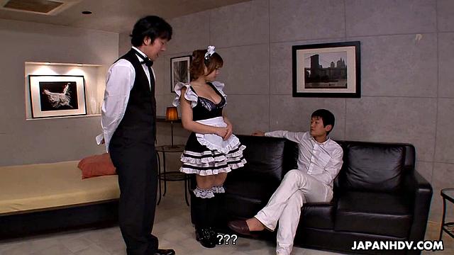 Maid Nene Azami satisfying fantasies
