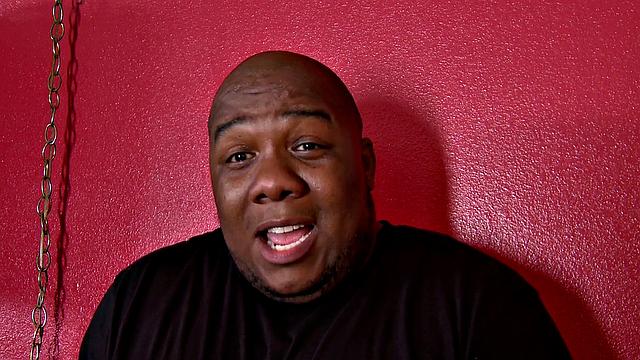 Wright makes a big wrong in the kitchen, wearing glasses and high heels