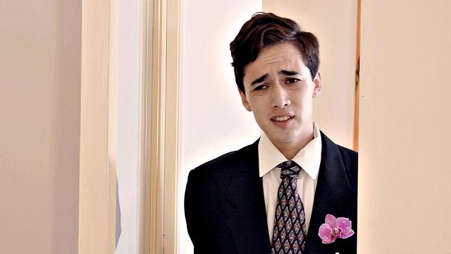 DADDY4K. Cunning seduces sons cute bride before wedding ceremony