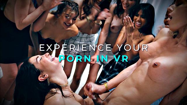 DEVILS TGIRLS -Gorgeous Trans Queen Lena Moon Gags On A Dick Before Ass Pounded