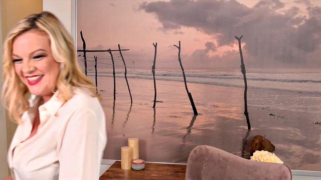 Lena's pussy and tits show