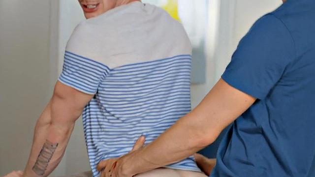 Athletic bottom jock barebacked by BF till cum