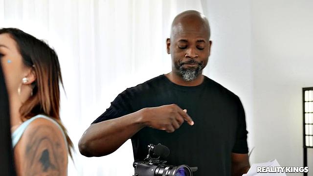 Delivering on a Porno Set