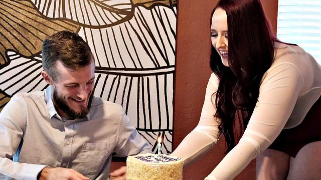 Boobs, Pussy & Ass are Andi Ray's Gifts to the Birthday Boy