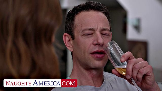 Housewife Skylar Snow gets to know her neighbor up-close and personal