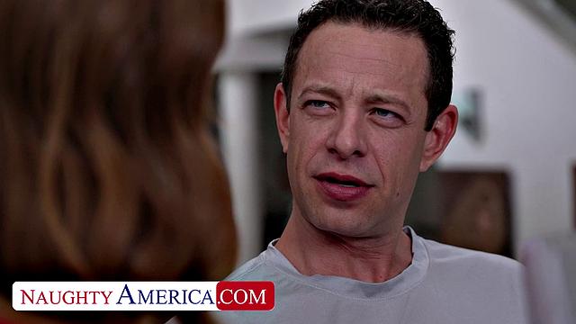 Housewife Skylar Snow gets to know her neighbor up-close and personal